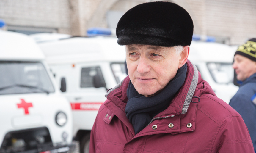 Начальник автохозяйства Северодвинской станции скорой медицинской помощи Виктор Зангин.